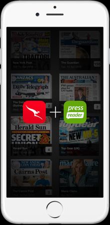 Qantas Partners with PressReader In-flight