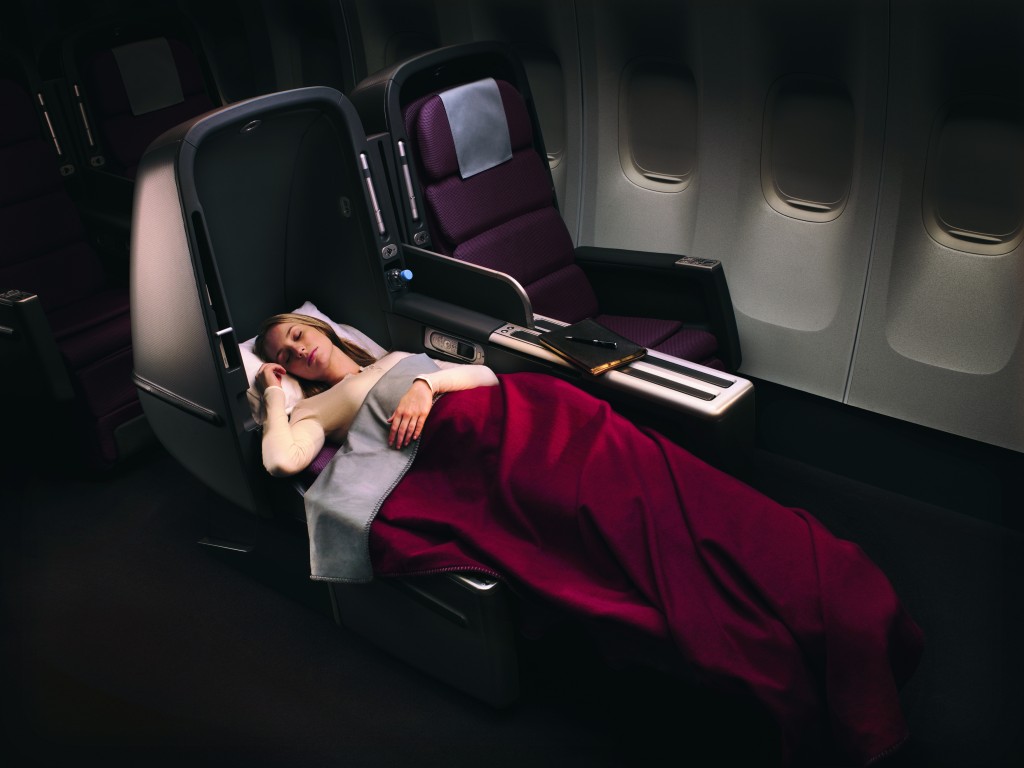 Business Class on Qantas