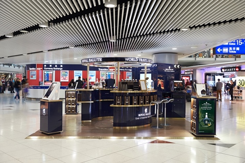Royal Salute Pop-up Experience at the HK Airport