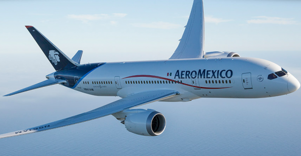 Aeromexico Flies B787 Dreamliner to Shanghai