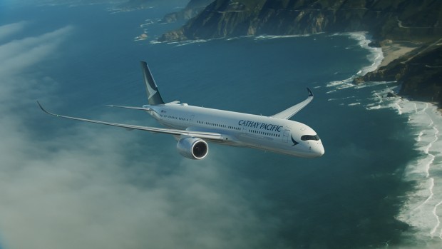Cathay Pacific’s First A350 Arrives in Hong Kong