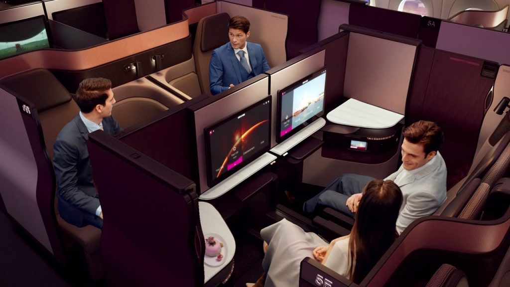 Qatar Airways has introduced a new inflight experience to global business travellers with the launch of its customisable QSuite.