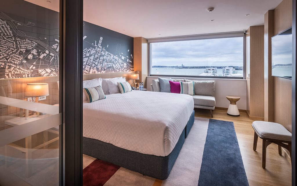 The city's newest hotel, the M Social Auckland is an innovative lifestyle hotel that enjoys a prime position on Auckland's waterfront.