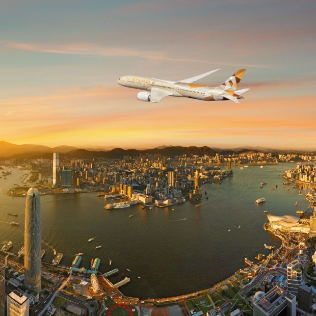 Etihad Adds 787 to HK Route
