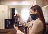 Etihad Offers Premium Travellers Snood-styled Facemasks