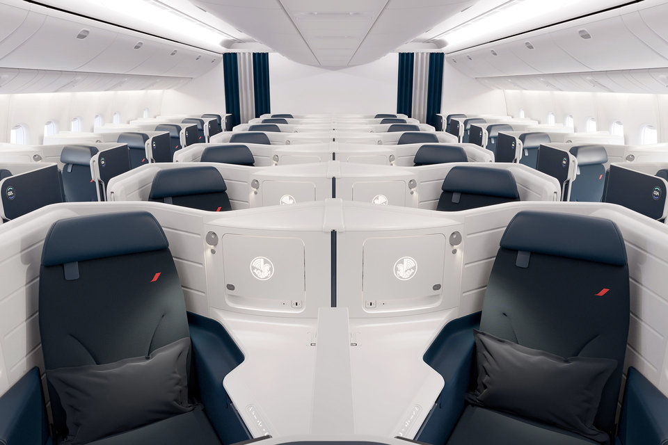 Air France will add a new business class product to its Boeing 777-300 fleet this autumn, with new fully flat seats and nutritiously-balanced French cuisine.  
