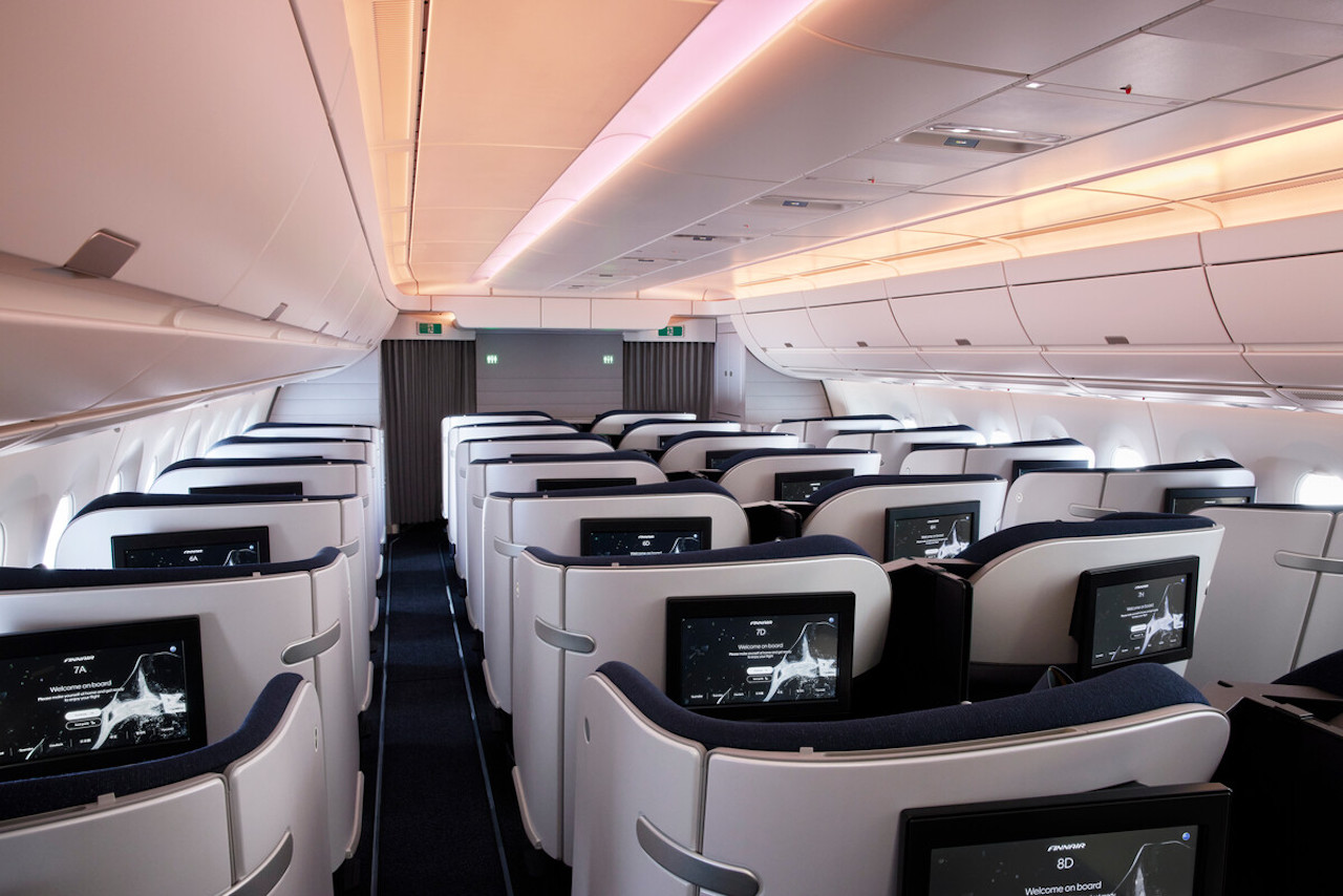 The new Finnair A350 business class seat delivers a sleek, residential-style feel that you’ll appreciate the next time you’re travelling from Hong Kong to Heathrow, says Helen Dalley