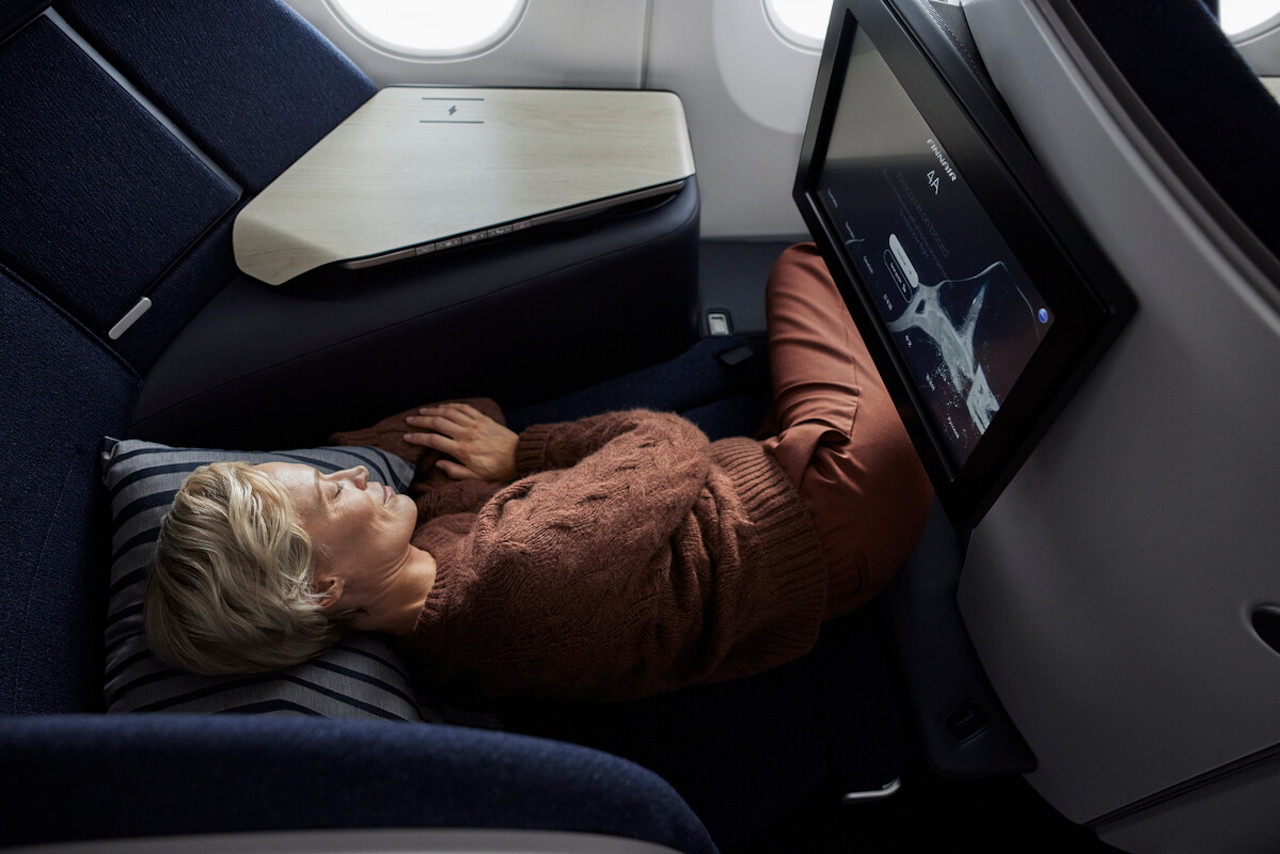 The new Finnair A350 business class seat delivers a sleek, residential-style feel that you’ll appreciate the next time you’re travelling from Hong Kong to Heathrow, says Helen Dalley