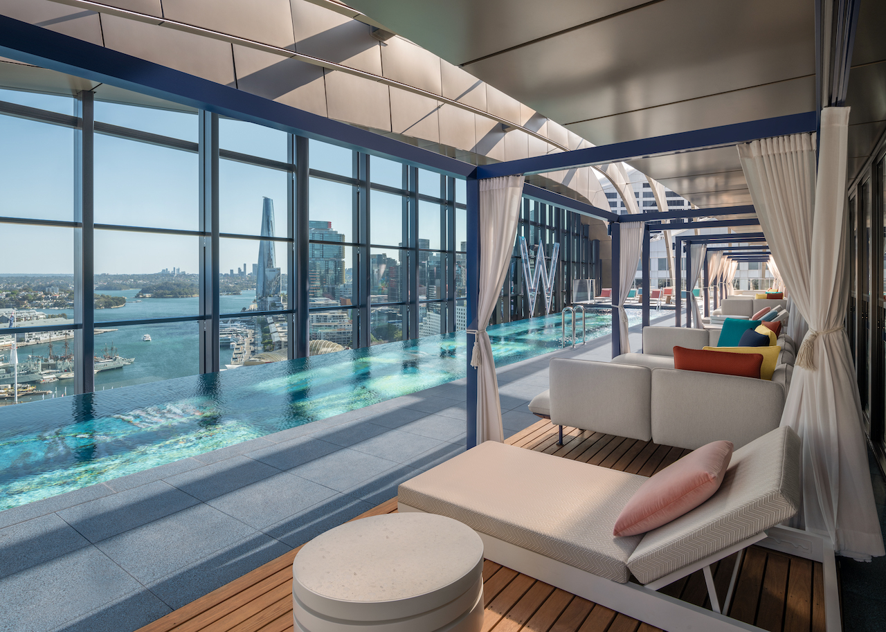 W Sydney opens in Australia with a vibrant design and alluring venues creating a new hub for business travellers.
